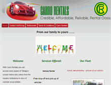 Tablet Screenshot of carrorentals.com